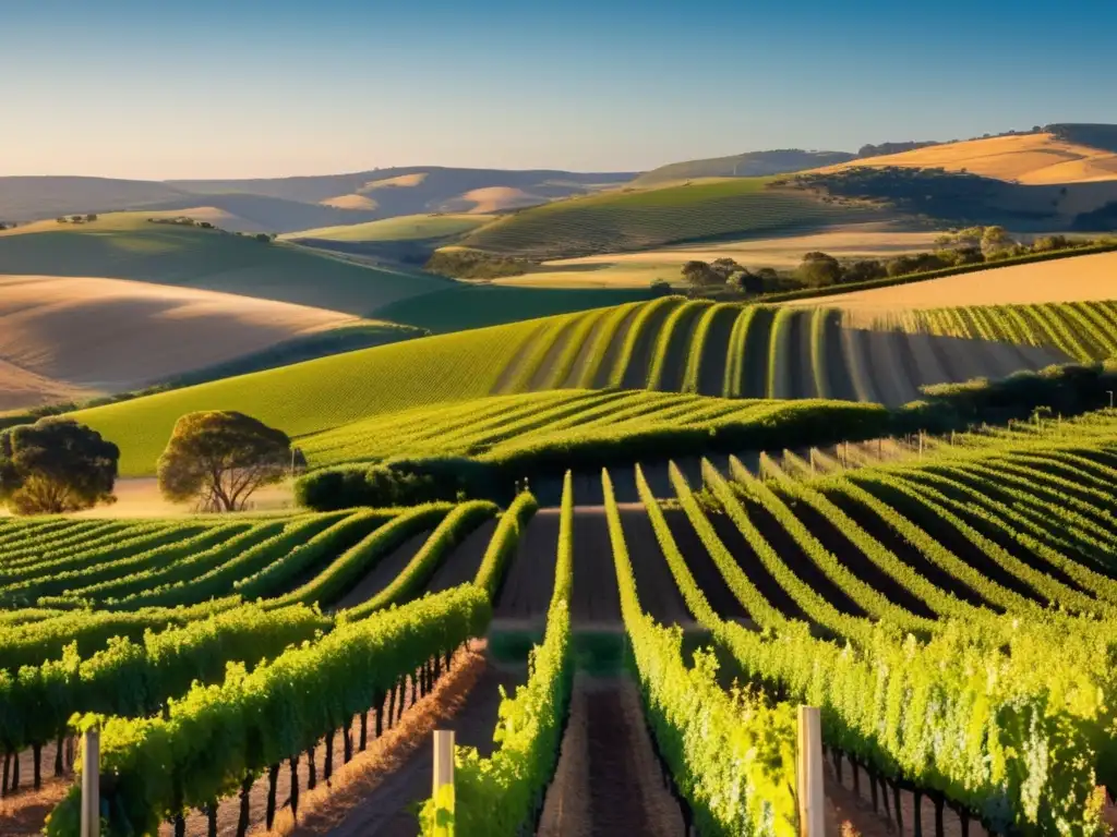 Paisaje dorado de Clare Valley, Australia - Legado de Riesling