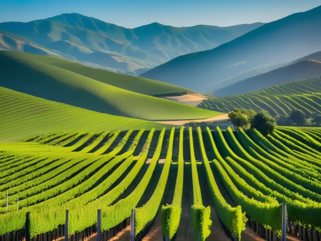 Paisaje impresionante del Valle de Colchagua en Chile