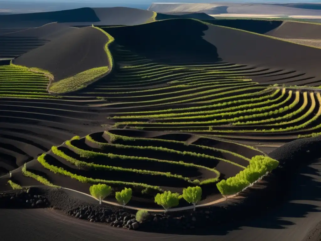 Paisaje vitivinícola de La Geria, Lanzarote - Vinos Canarios singulares y exclusivos