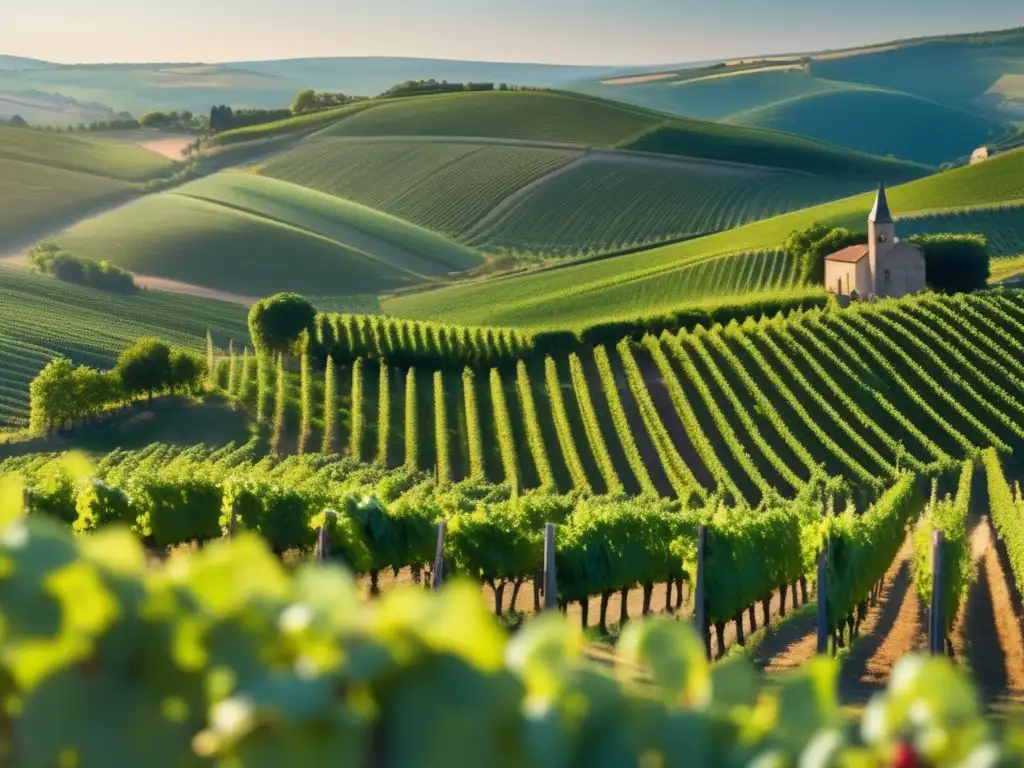 Paisaje de viñedos en Europa, conservación histórica y cultura europea