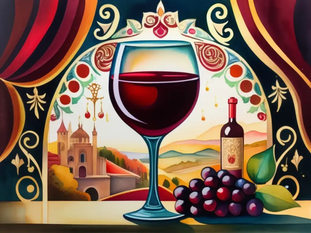 Vino Y Simbolismo En La Divina Comedia Copa Inspiradora 