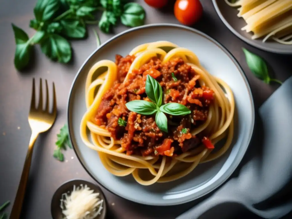 Plato de Pasta a la Bolognesa: Maridaje perfecto Chianti platos italianos