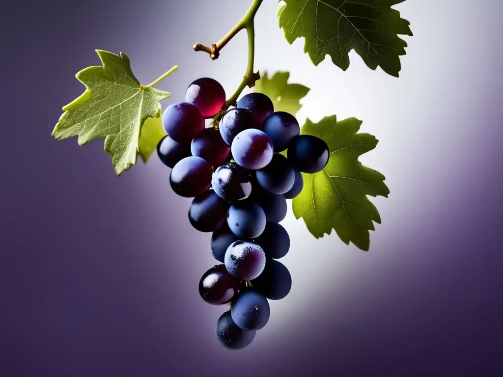 Racimo de uvas moradas: resveratrol, beneficio real o mito