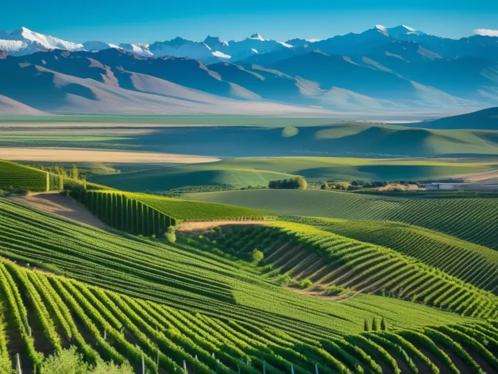 Regiones vinícolas altitudes sorprendentes en Valle de Uco, Argentina