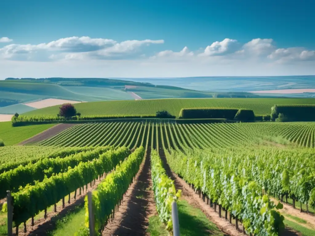 Ruta enológica Borgoña secretos: hermoso viñedo en la región de Burgundy