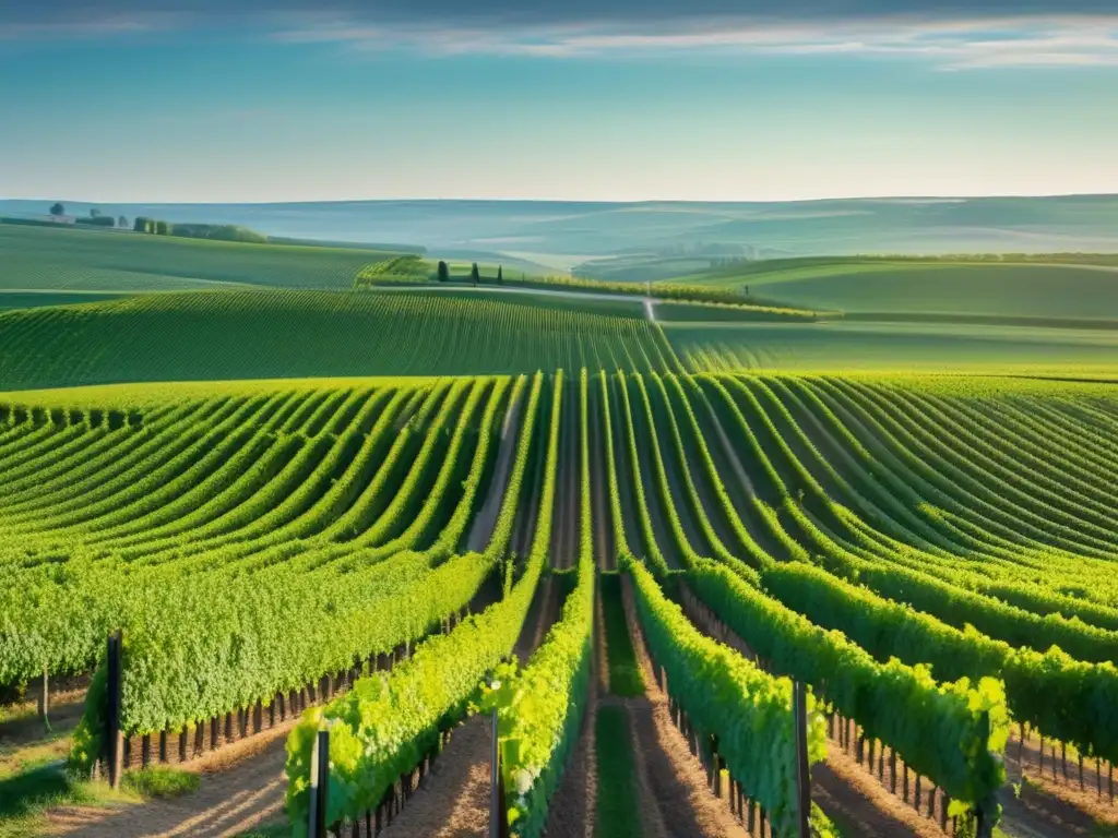 Rutas vinícolas europeas destacadas: Viñedos vibrantes en Ruta del Vino de Champagne en Francia