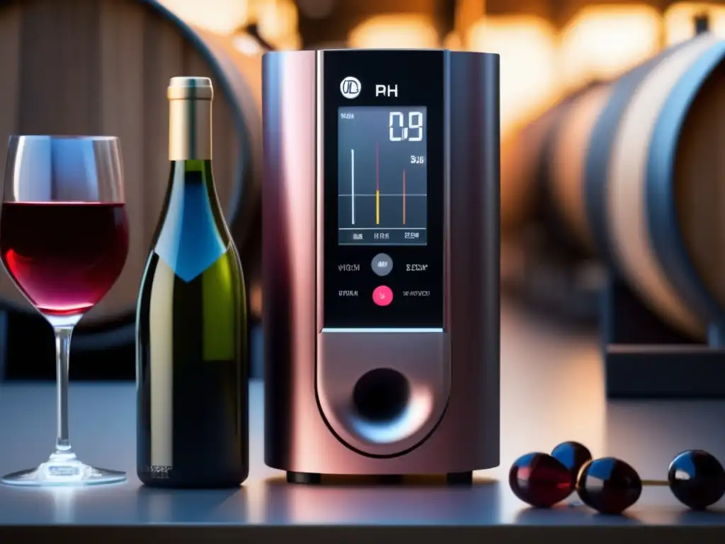 Sensor elegante mejora calidad vino: tecnología y precisión