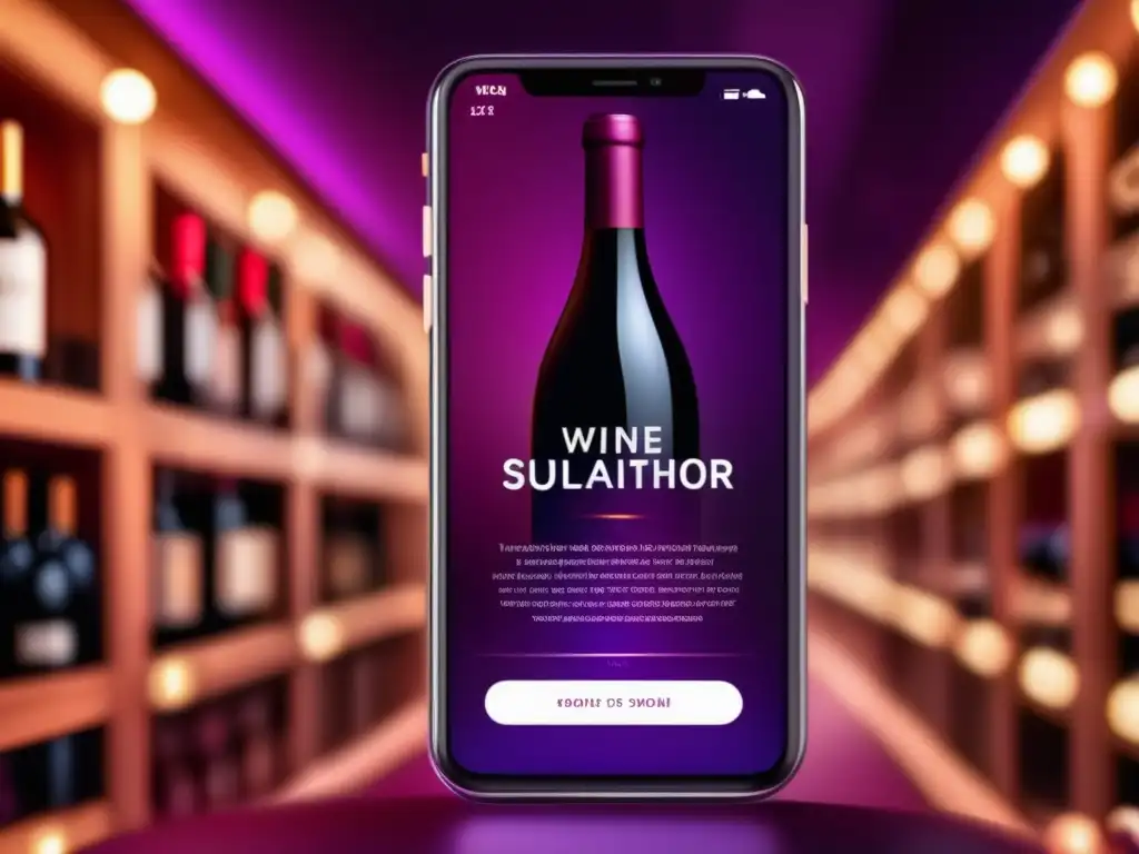 Smartphone con app de vinos: Apps personalizadas para recomendarte vinos