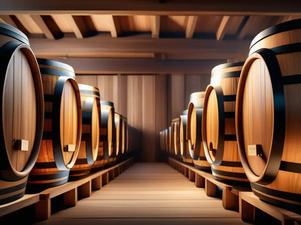 Técnicas de crianza de vinos orgánicos: Barriles de madera envejecidos con delicadeza