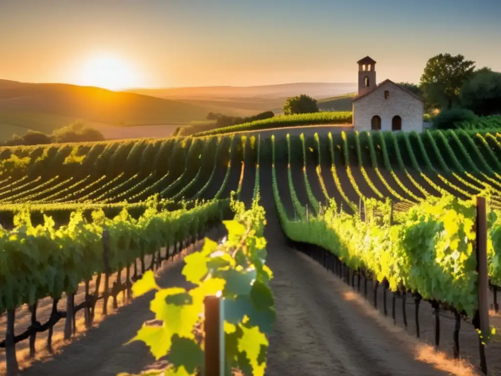 Técnicas de filmación con vinos: Bodega histórica y viñedos dorados