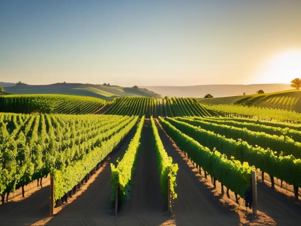 Campo_por_completar Tendencia vinos orgánicos biodinámicos en viñedo dorado y vibrante