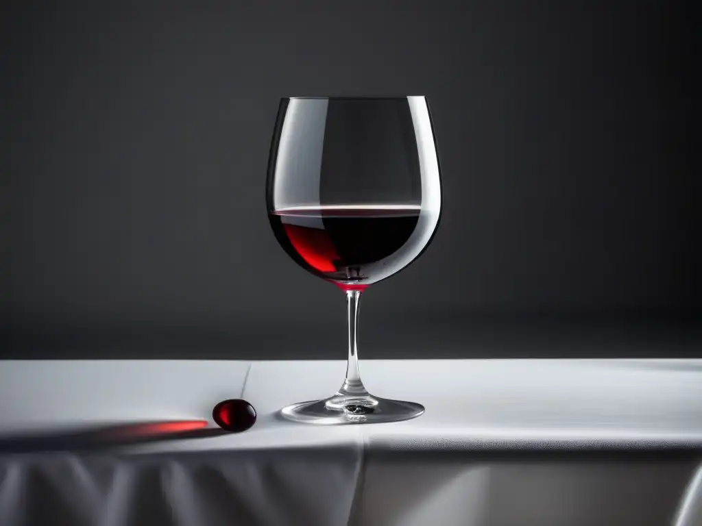 Vino tinto elegante para degustar con expertos