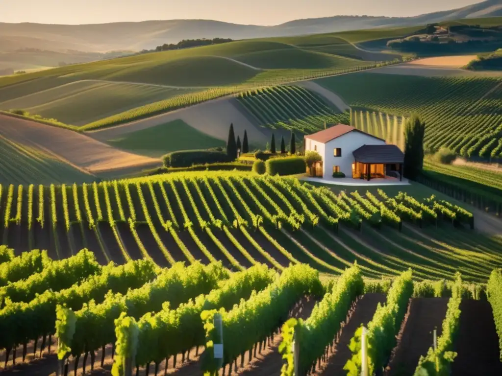 Turismo enológico: bodegas orgánicas en paisaje vinícola