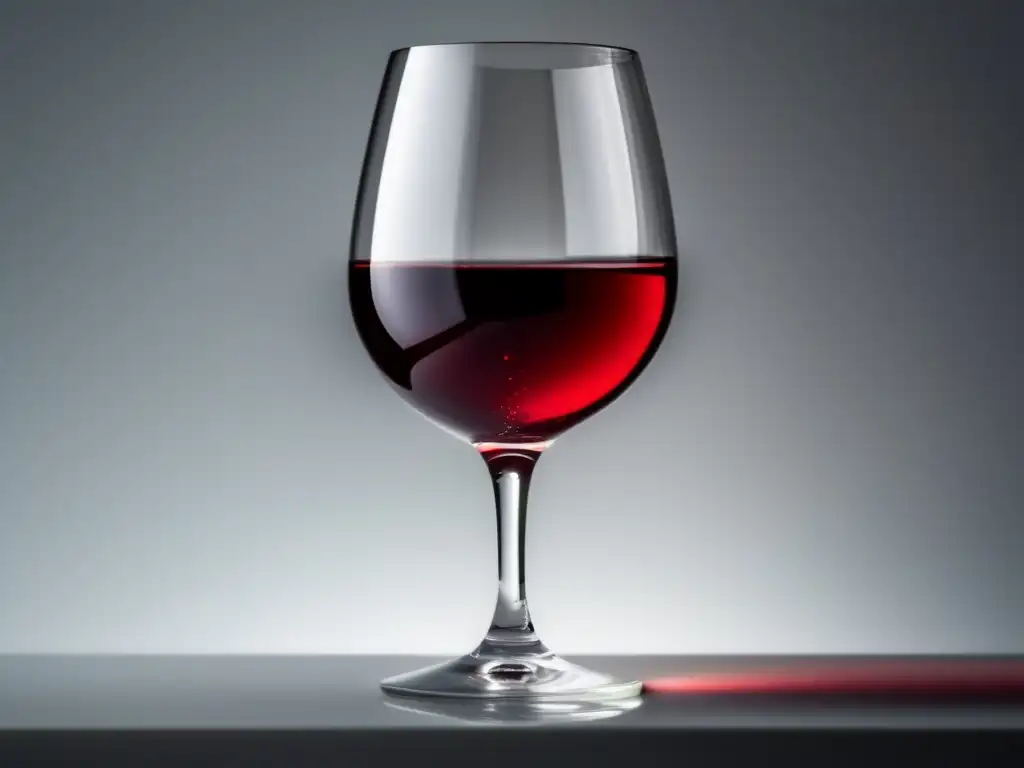 Vino tinto en vaso, elegante y claro - Importancia de la certificación de sommelier