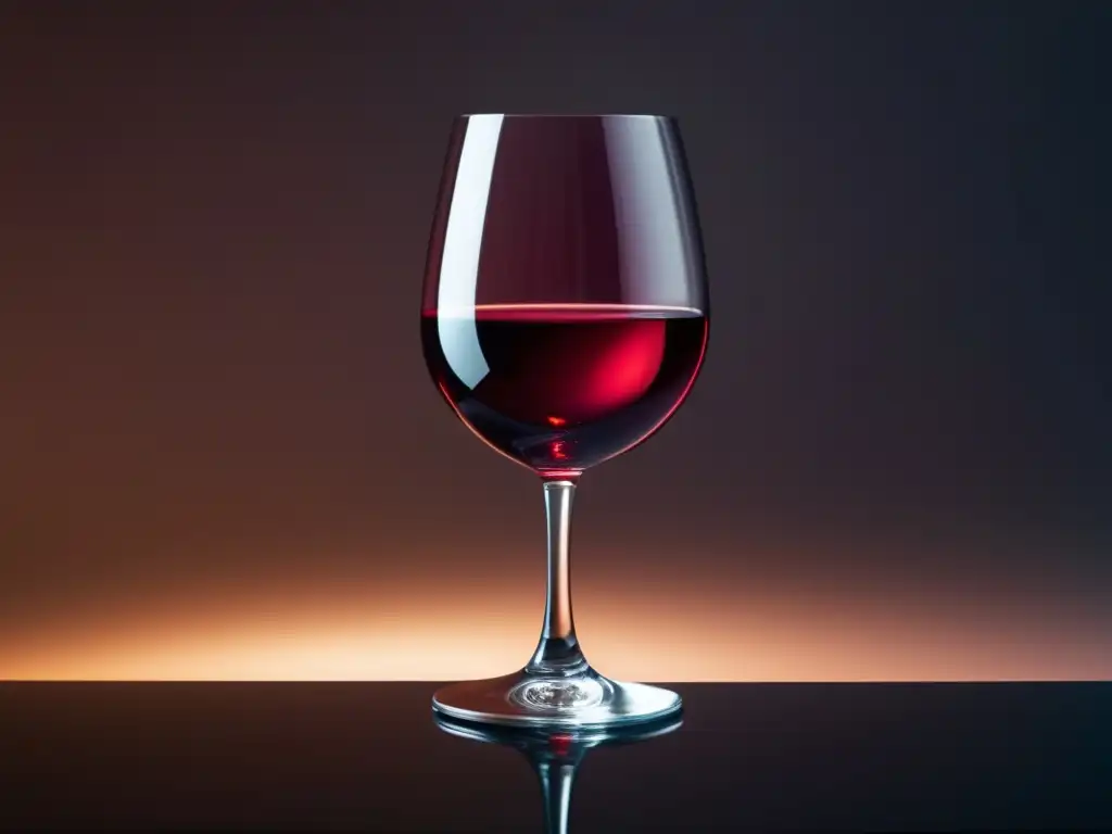 Venta online de vinos: Opiniones expertos sobre elegante copa de vino rojo