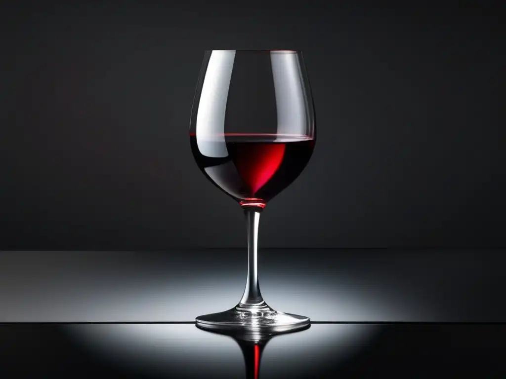 Vidrio de vino tinto en superficie negra - Cursos de educación vinícola certificados