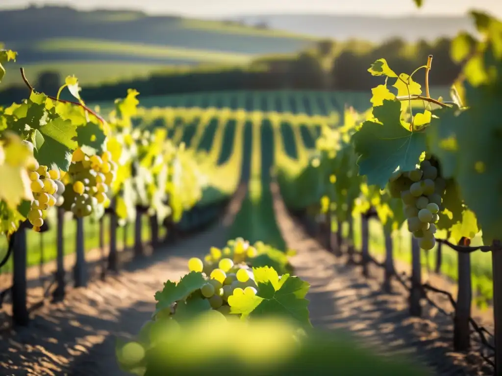 Viñedo con Chardonnay en los mejores viñedos del mundo