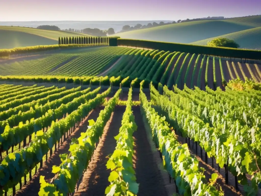 Un viñedo orgánico resalta la pureza y autenticidad del proceso de producción de vinos