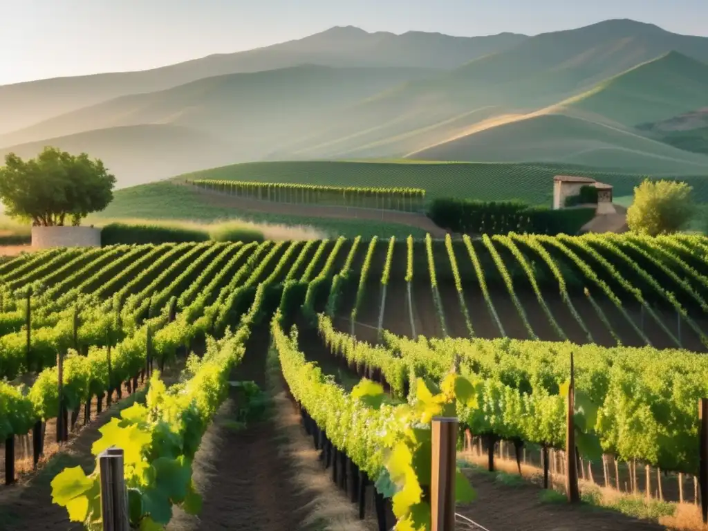 Viñedo pintoresco en Armenia, tradición de vinos y maridajes