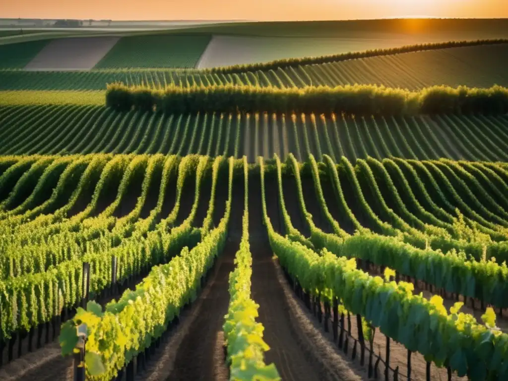 Viñedos de Hungría al atardecer: belleza y tranquilidad