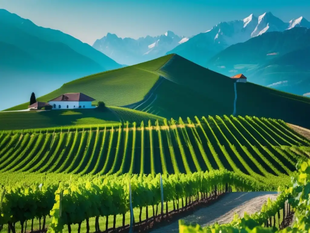 Viñedos en los Alpes eslovenos Viñedos eslovenos en los Alpes: Maridaje vinos eslovenos cocina Alpes