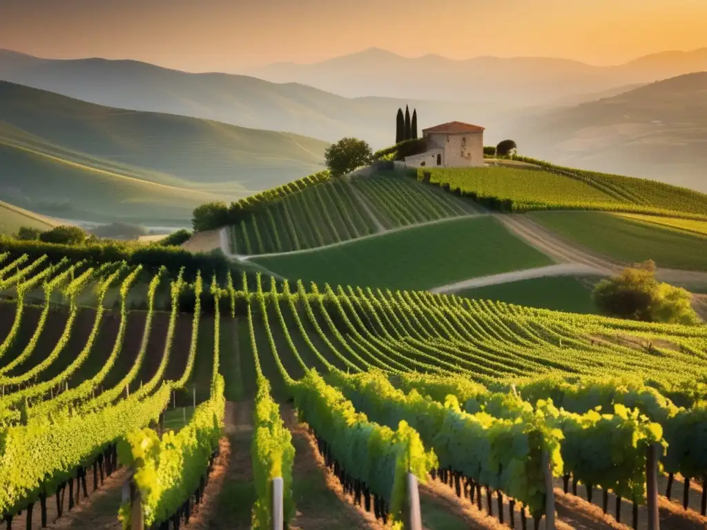 Viñedos georgianos al atardecer: Festival del Vino de Georgia