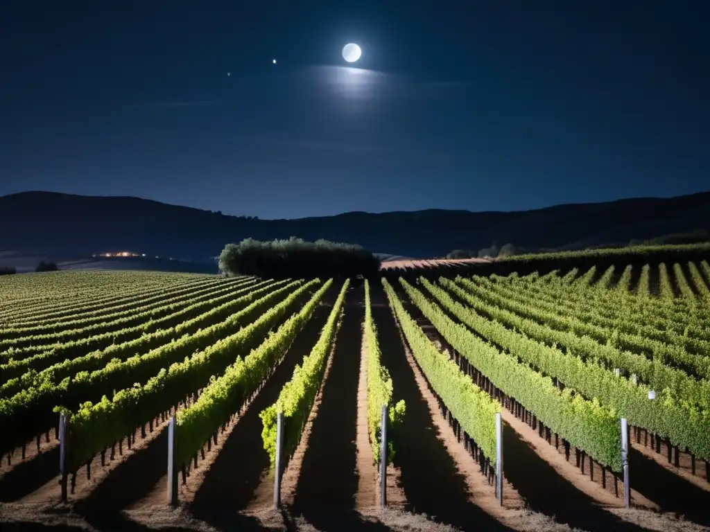 Viñedos nocturnos en Noche de Bodegas Abiertas España