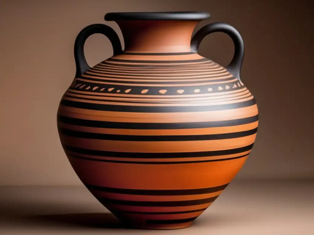 Vinificación en ánforas antiguas: artesanía detallada y elegante, terracota cálida con tonos terrosos, historia y tradición