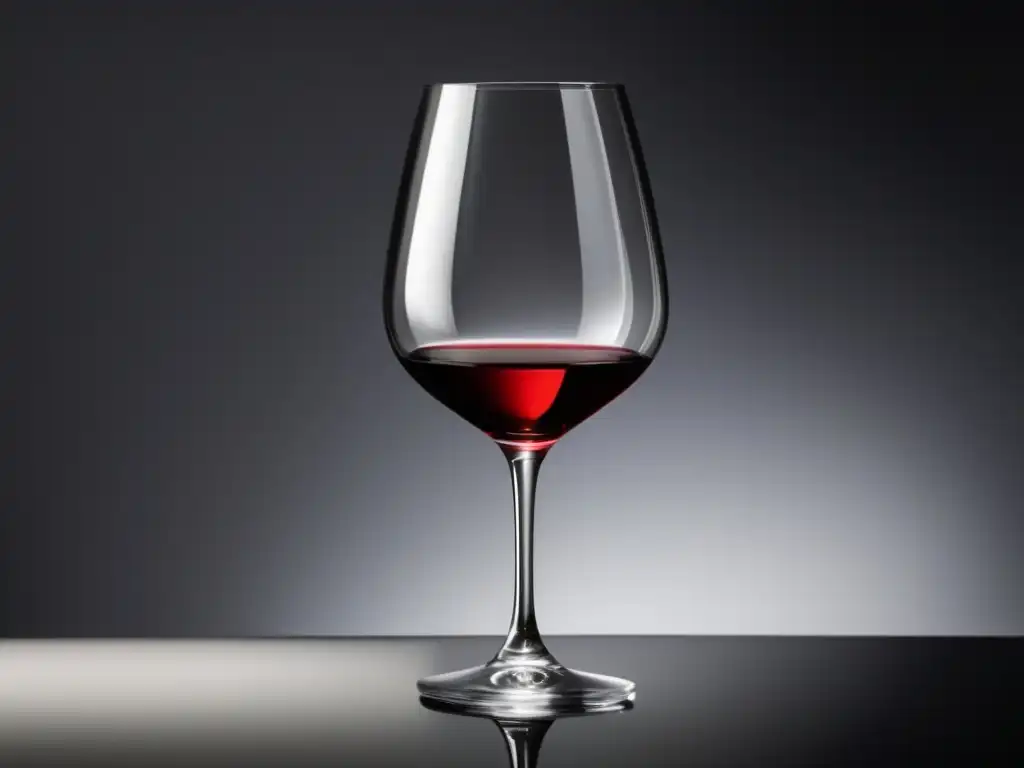 Elegante copa de vino de diseño minimalista Copa de vino elegante para restaurantes Michelin