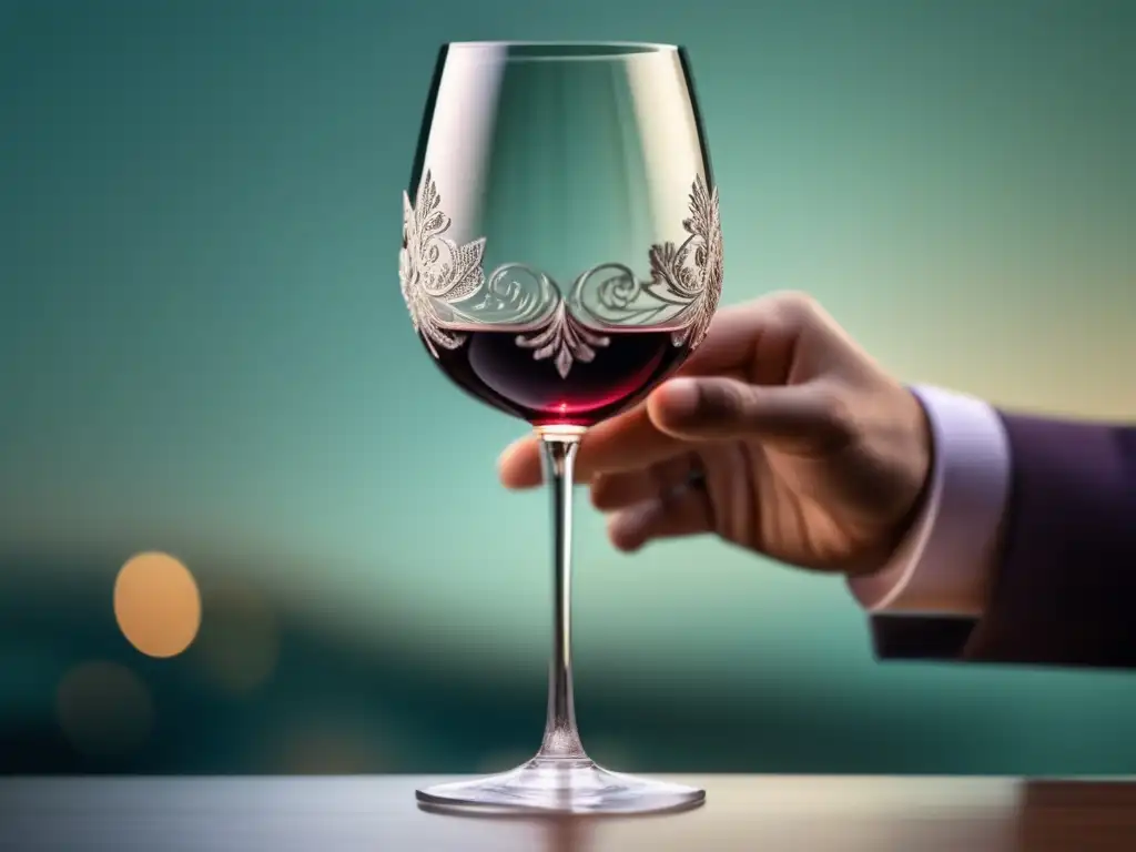 Sommelier con copa de vino: Importancia del sommelier enología