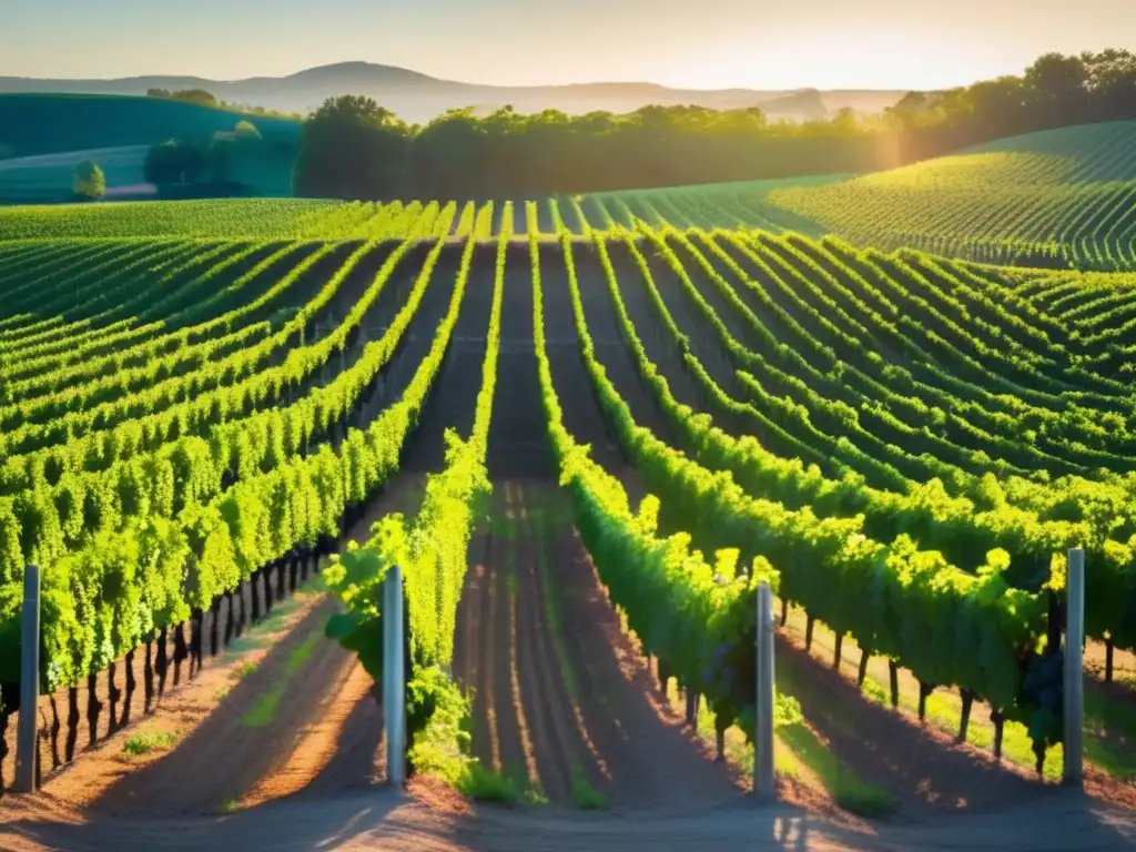 Vinos sin alcohol: Bodegas y revolución en un viñedo al amanecer