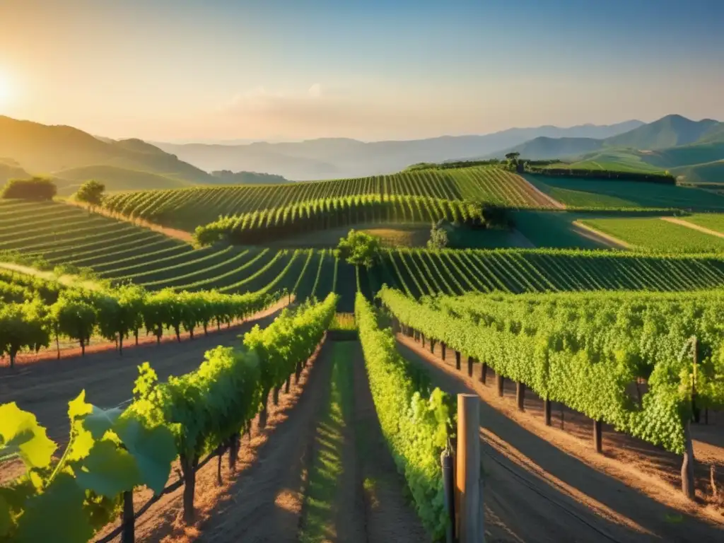 Viñedo exuberante en el sudeste asiático Vinos camboyanos: Delicias del Sudeste Asiático en exuberante viñedo