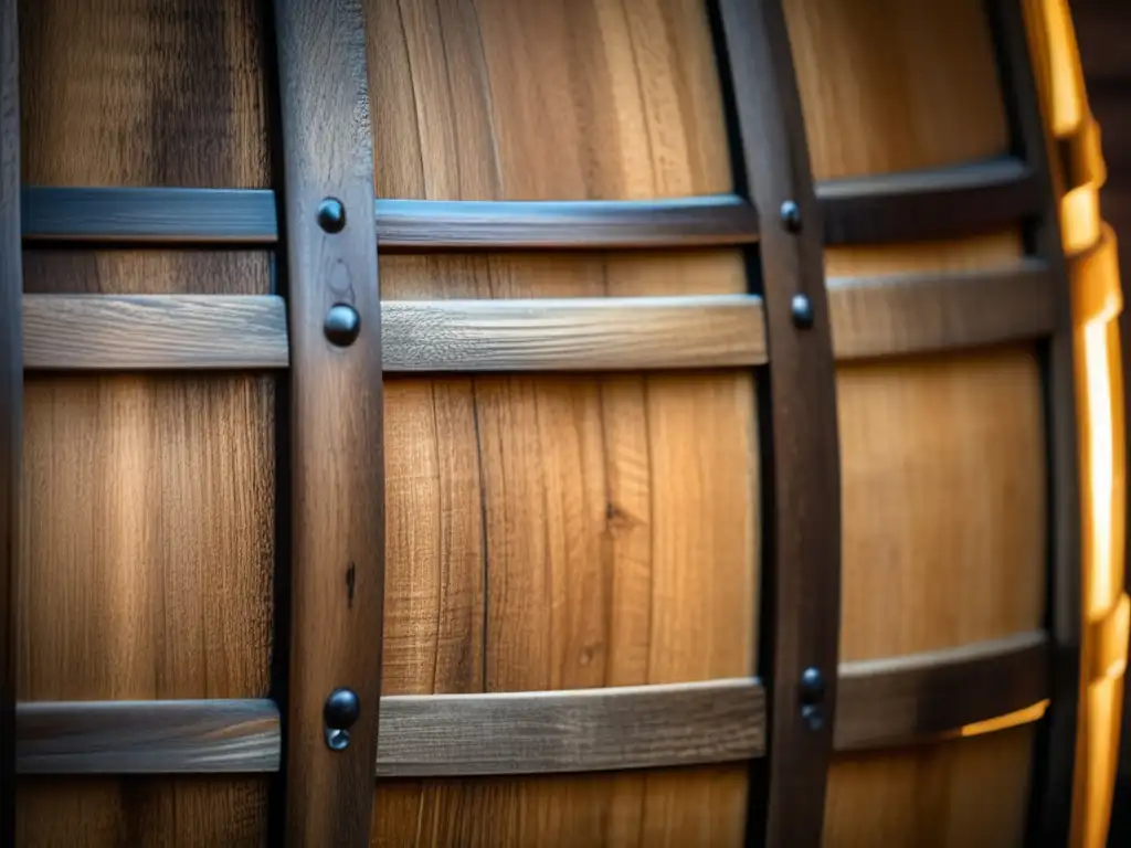 Vinos de guarda: barril envejecido, textura de madera y simbolismo