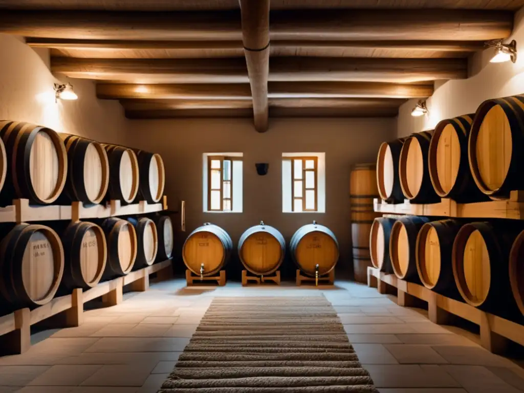 Vinos madurados en bodegas acústicas: Serenidad y elegancia en la bodega de barricas