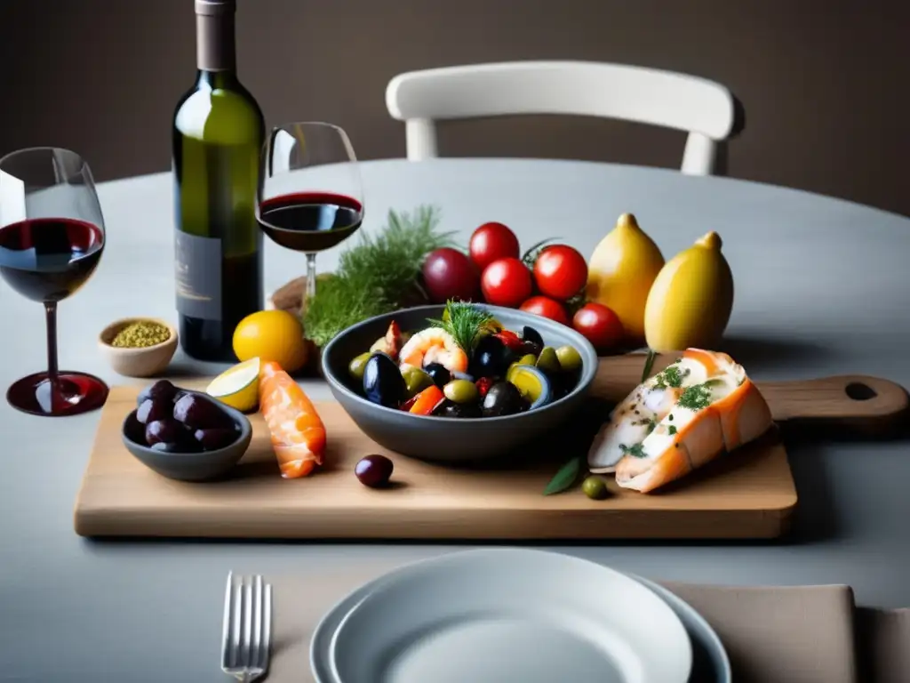 Vinos mediterráneos: sabores costeros y platos tradicionales