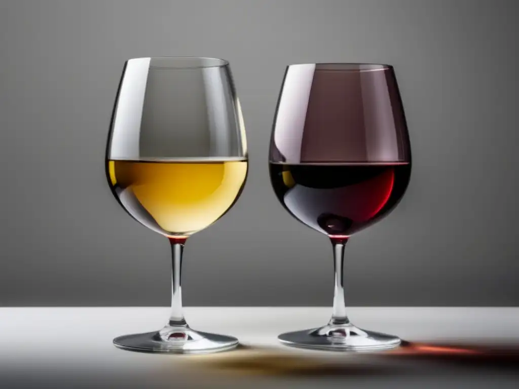 Comparación vinos naturales vs convencionales, debate en elegante imagen