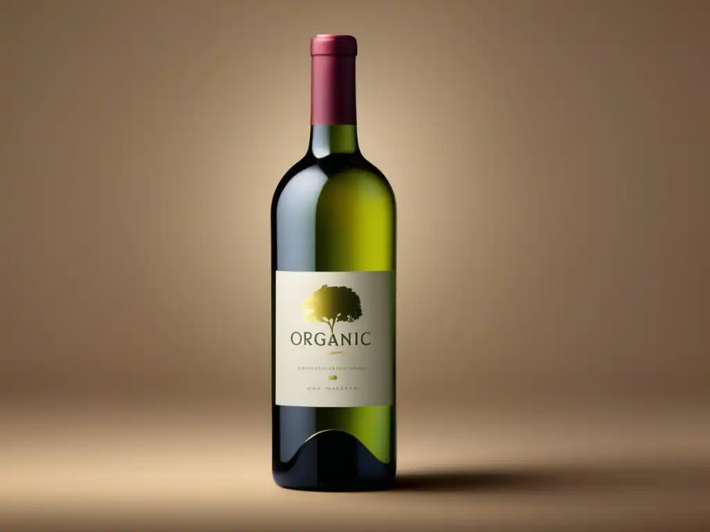 Vinos orgánicos: Elegancia y simplicidad en diseño minimalista