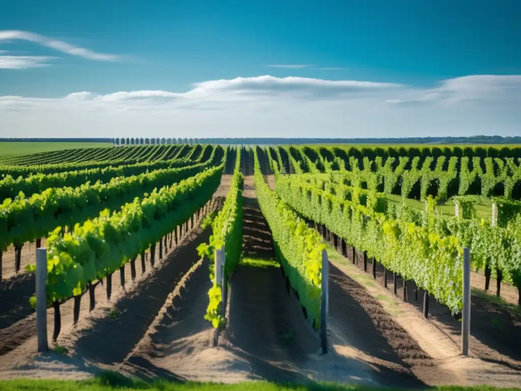 Vistas impresionantes de viñedos en Médoc, Francia - Aprender sobre vinos en Burdeos